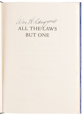 Lot #230 Supreme Court (4) Signed Books - Sotomayor, Rehnquist, and O'Connor - Image 3