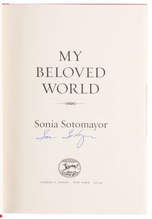 Lot #230 Supreme Court (4) Signed Books - Sotomayor, Rehnquist, and O'Connor - Image 4