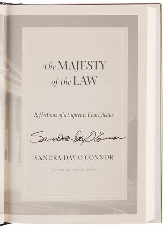 Lot #230 Supreme Court (4) Signed Books - Sotomayor, Rehnquist, and O'Connor - Image 5
