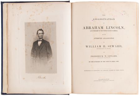 Lot #10 William H. Seward Signed Resolution of Congress: Presenting a Volume Commemorating Condolences Received in the Wake of the Assassination of Abraham Lincoln - Image 4