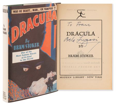 Lot #460 Bela Lugosi Signed Book - Dracula by Bram Stoker - Image 1