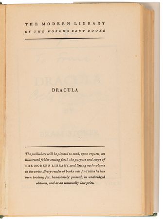 Lot #460 Bela Lugosi Signed Book - Dracula by Bram Stoker - Image 7
