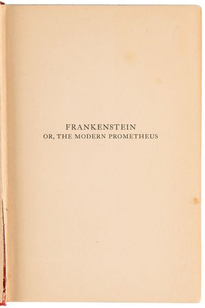 Lot #455 Boris Karloff Signed Book - Frankenstein by Mary Shelley - Image 5