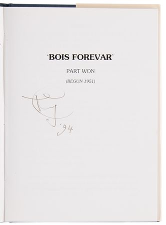 Lot #514 Peter Cushing Signed Book - The Bois Saga (Ltd. Ed #31/500) - Image 4