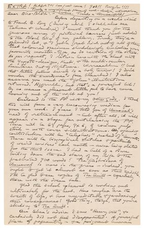 Lot #335 H. P. Lovecraft Autograph Letter Signed to Robert Bloch - 