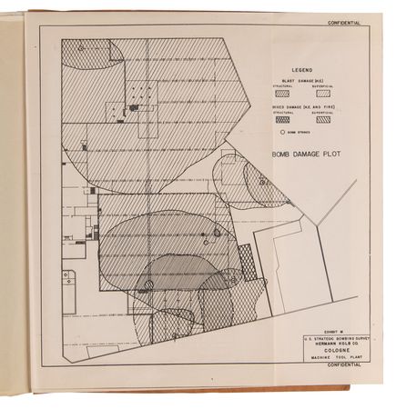 Lot #281 WWII: U.S. Strategic Bombing Survey Manual - ‘Machine Tool Plant Report No. 1' (Hermann Kolb Company, Cologne, Germany) - Image 8