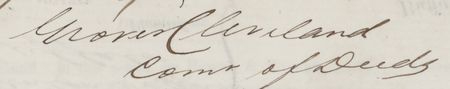 Lot #33 Grover Cleveland Early Document Signed as the 22-Year-Old Commissioner of Deeds for Buffalo, New York - Image 2