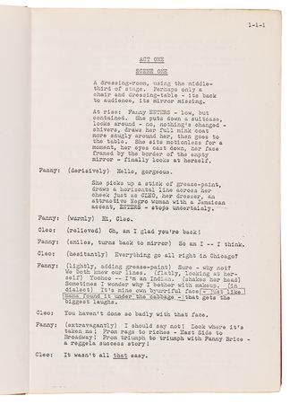 Lot #530 Funny Girl Original 'Second Draft' Musical Script (September 6, 1963) - Image 4
