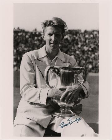 Lot #694 Don Budge Signed Photograph