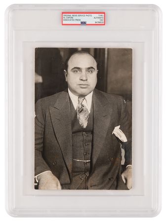 Lot #156 Al Capone Original Photograph - PSA Type I - Image 1