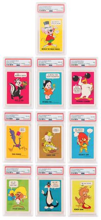 Lot #470 1974 Wonder Bread Looney Tunes (19) Card Set - All Encapsulated and Graded by PSA/DNA - Image 1