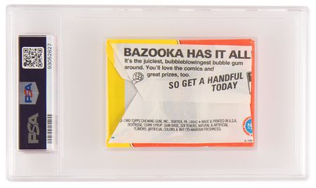 Lot #666 1980 Topps Basketball Wax Pack - PSA EX-MT 6 - Image 2