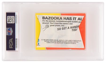 Lot #667 1980 Topps Basketball Wax Pack - PSA NM 7 - Image 2