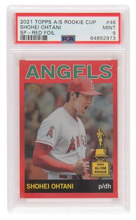 Lot #749 2021 Topps #46 Shohei Ohtani (Ltd. Ed. #2/5) - PSA MINT 9 - Image 1