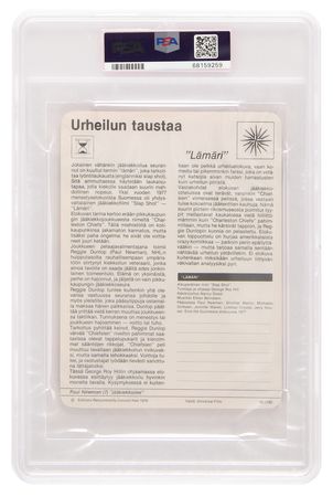 Lot #585 1979 Sportscaster #1190 Paul Newman (Slap Shot) - PSA EX-MT 6 - Image 2