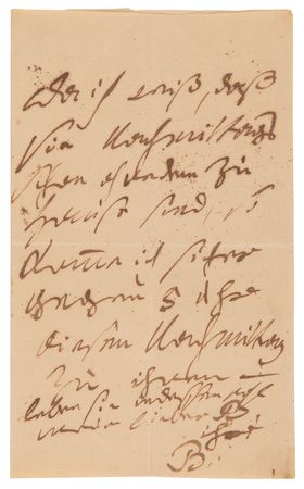 Lot #371 Ludwig van Beethoven Autograph Letter Signed, Arranging a Meeting with the Father of a Child Prodigy Pianist - Image 1