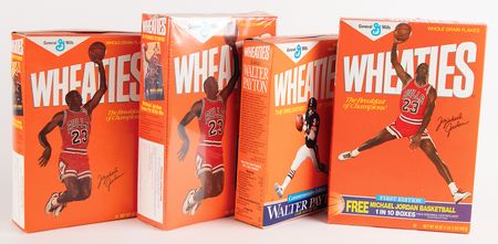 Lot #721 Michael Jordan 1989 General Mills Wheaties Box with Poster (Sealed) - Image 3