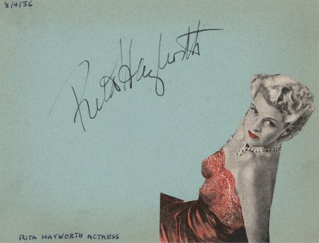 Lot #541 Rita Hayworth Signature - Image 1