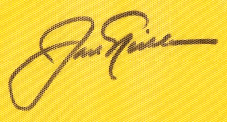 Lot #744 Jack Nicklaus Signed Golf Flag - 2005 Masters - BAS 10 - Image 2