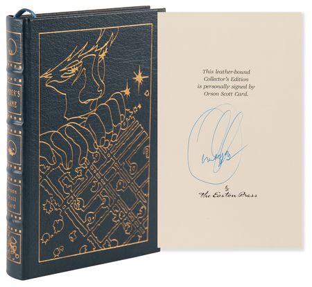 Lot #341 Orson Scott Card Signed Book - Ender's Game - Image 1
