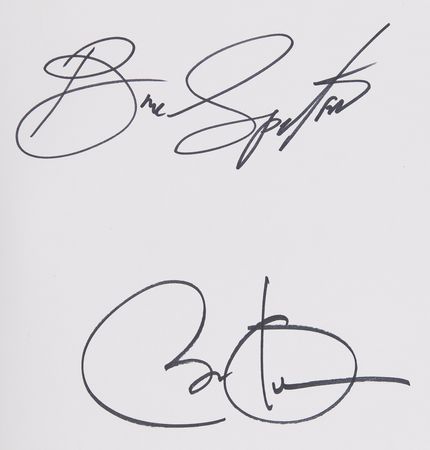 Lot #62 Barack Obama and Bruce Springsteen Signed Book - Renegades - Image 2