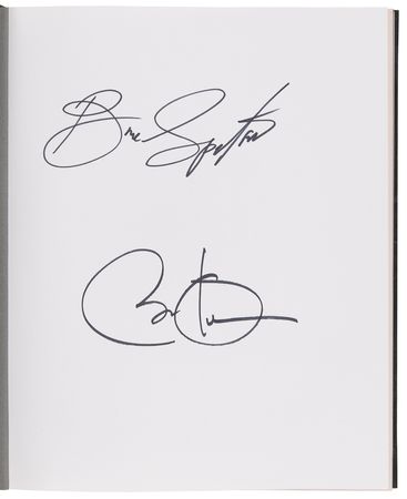 Lot #62 Barack Obama and Bruce Springsteen Signed Book - Renegades - Image 4