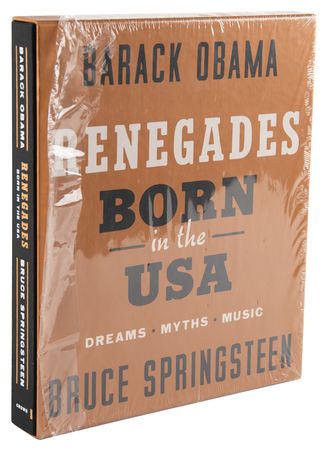 Lot #62 Barack Obama and Bruce Springsteen Signed Book - Renegades - Image 5