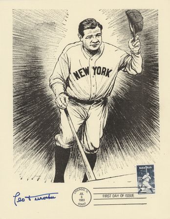 Lot #684 Baseball Hall of Famers (15) Signed First Day  Commemorative Prints with DiMaggio, Durocher, and Hubbell - Image 10