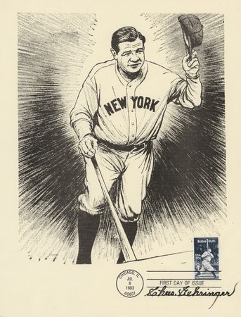 Lot #684 Baseball Hall of Famers (15) Signed First Day  Commemorative Prints with DiMaggio, Durocher, and Hubbell - Image 14