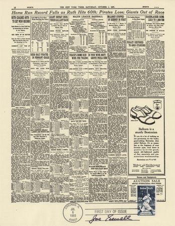 Lot #684 Baseball Hall of Famers (15) Signed First Day  Commemorative Prints with DiMaggio, Durocher, and Hubbell - Image 7