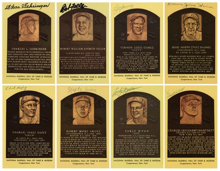 Lot #686 Baseball Hall of Famers (21) Signed HOF Cards - Image 2