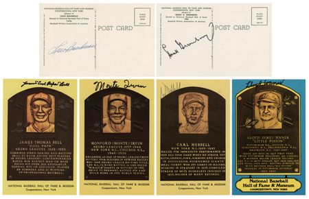 Lot #686 Baseball Hall of Famers (21) Signed HOF Cards - Image 3