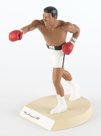 Lot #677 Muhammad Ali Signed Salvino Figurine (Ltd. Ed. #0163/3500) - Image 2