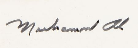 Lot #677 Muhammad Ali Signed Salvino Figurine (Ltd. Ed. #0163/3500) - Image 3