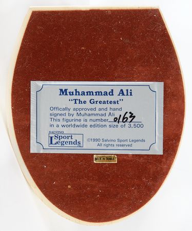 Lot #677 Muhammad Ali Signed Salvino Figurine (Ltd. Ed. #0163/3500) - Image 4