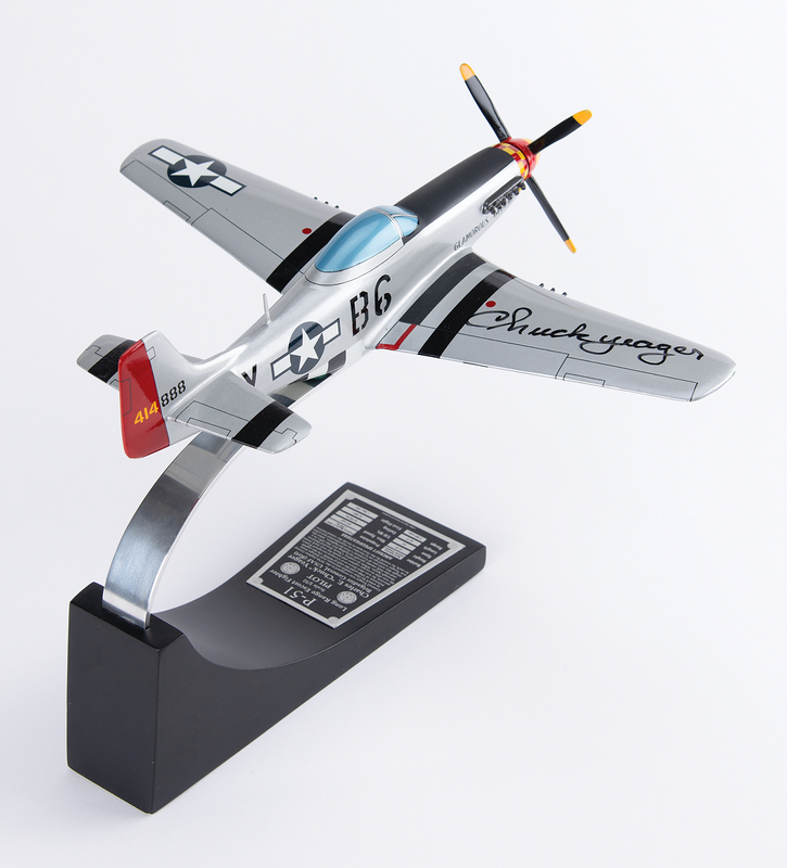 Lot 8020 Chuck Yeager Signed 'Glamorous Glen III? Model
