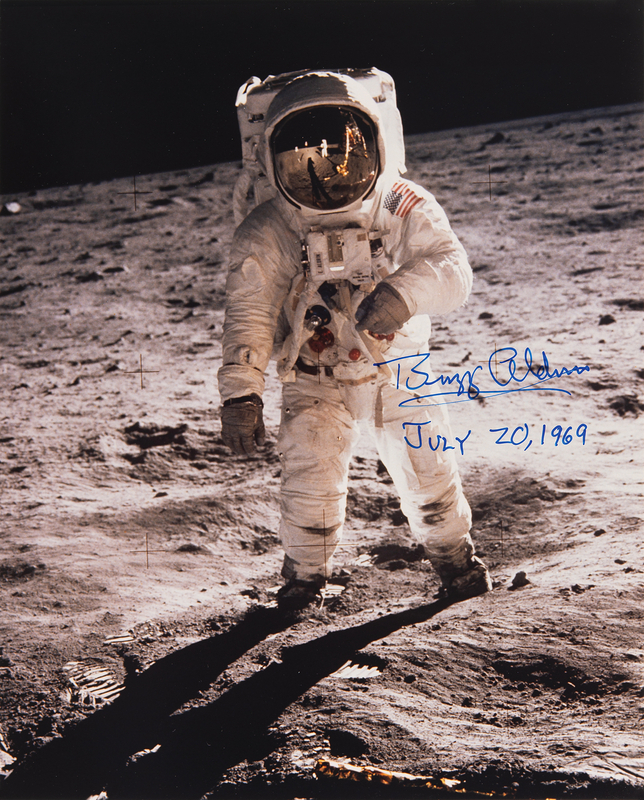 Lot 8204 Buzz Aldrin Signed Photograph