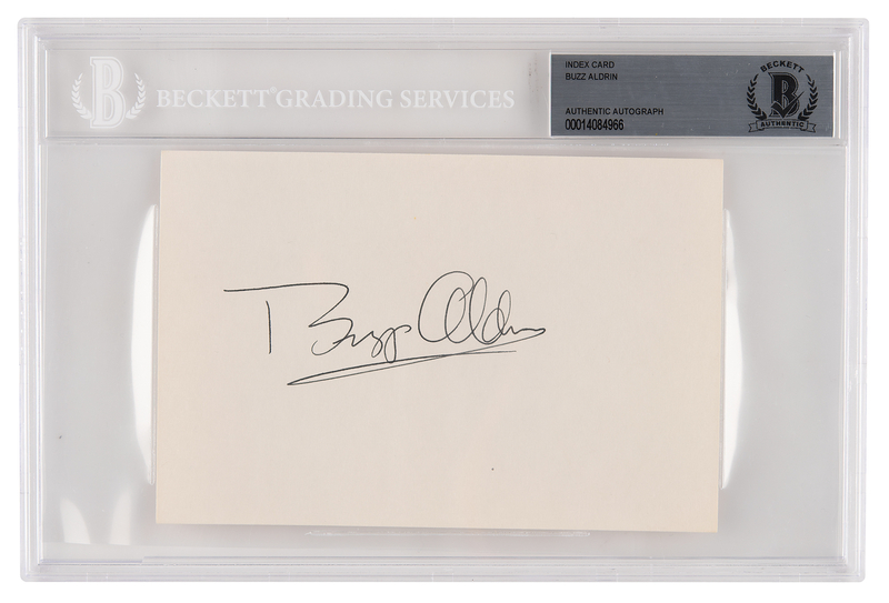 Lot 8215 Buzz Aldrin Signature