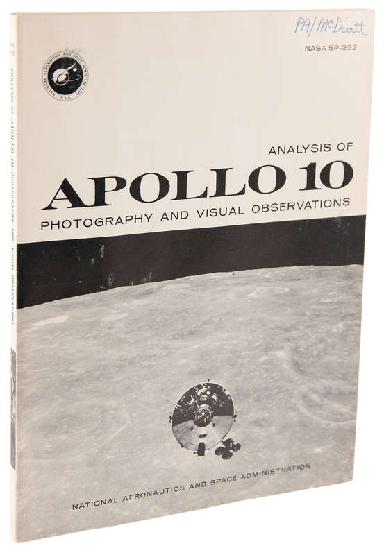 Lot 8172 Apollo 10: Analysis of Photography and Visual Observations Report - From the Personal Collection of Jim McDivitt