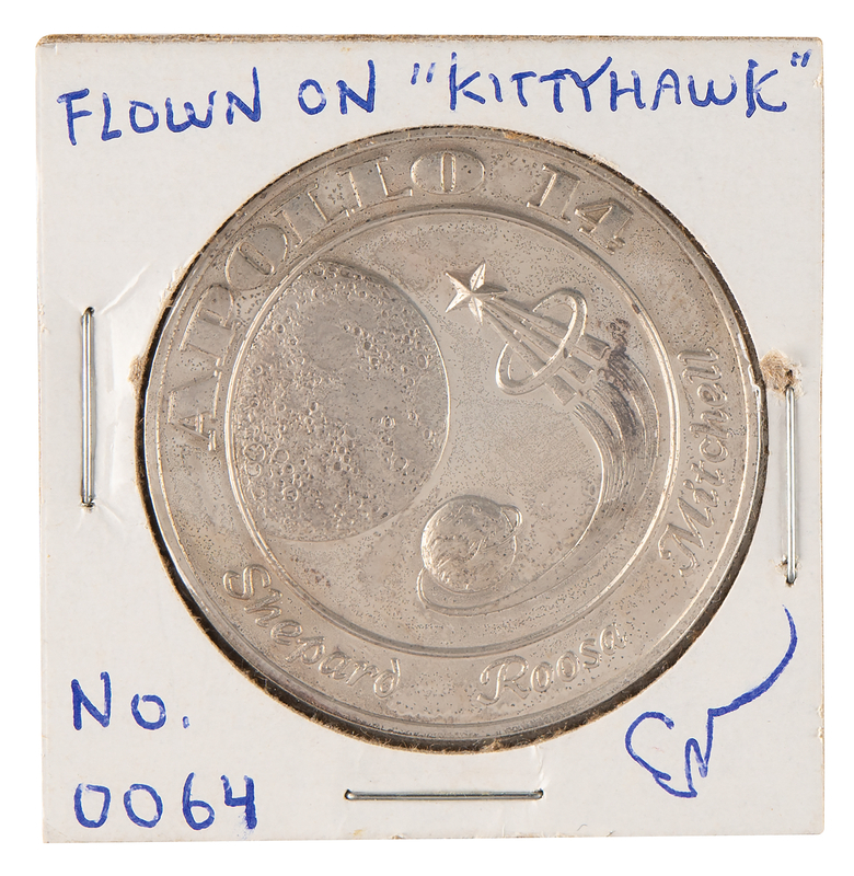 Lot 8307 Apollo 14 Flown Franklin Mint Medallion - From the Personal Collection of Edgar Mitchell