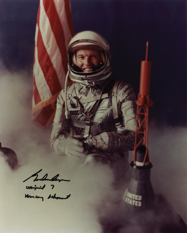 Lot 8043 Gordon Cooper Signed Photograph