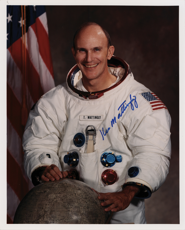 Lot 8298 Ken Mattingly Signed Photograph