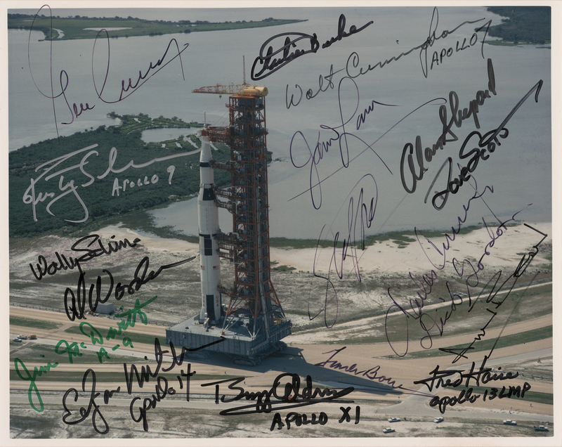 Lot 8424 Apollo Astronauts (18) Signed Photograph with (8) Moonwalkers