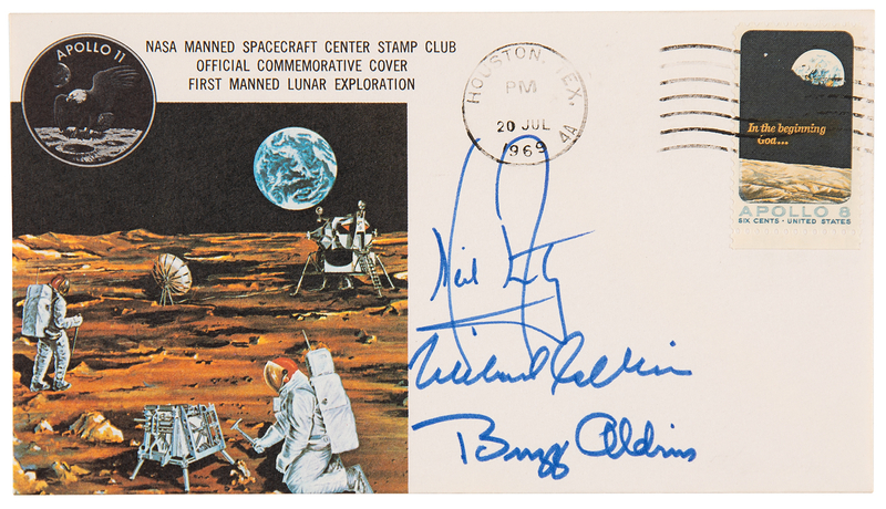 Lot 8184 Apollo 11 Crew-Signed 'Type 1' Insurance Cover