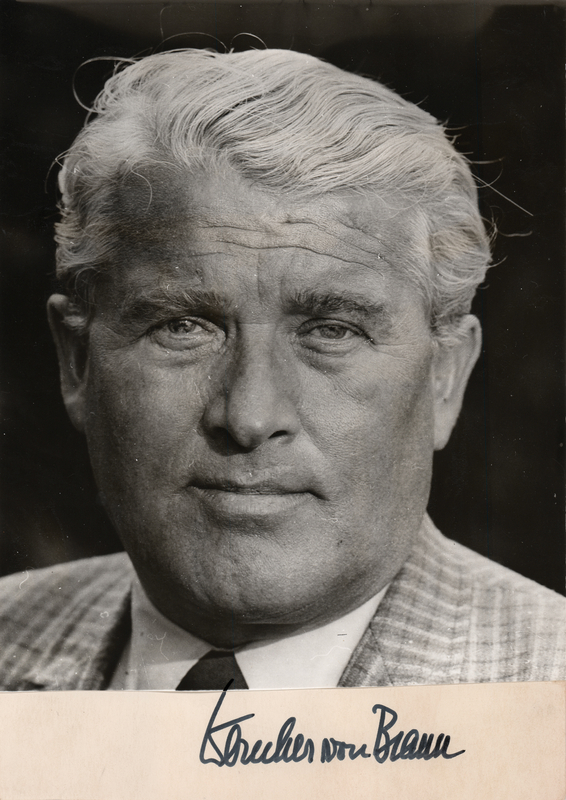 Lot 8515 Wernher von Braun Signed Photograph
