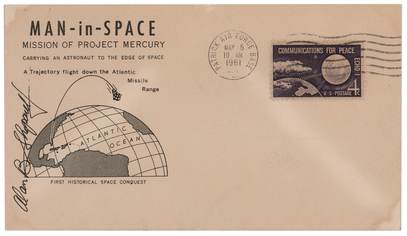 Lot 8066 Alan Shepard Signed Launch Day Cover