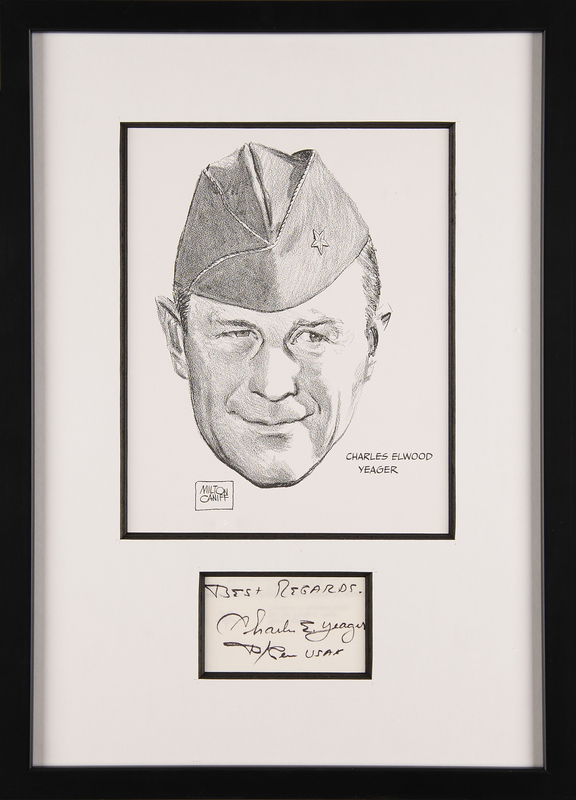 Lot 8023 Chuck Yeager Signature