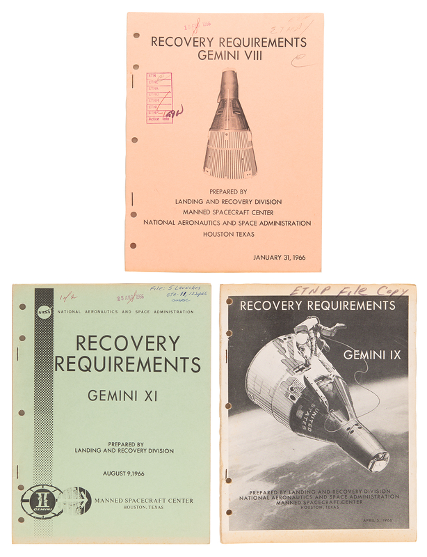 Lot 8109 Gemini Recovery Requirements: (3) Reports
