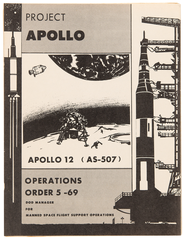 Lot 8259 Apollo 12 Operations Order (DoD Manager Handbook)