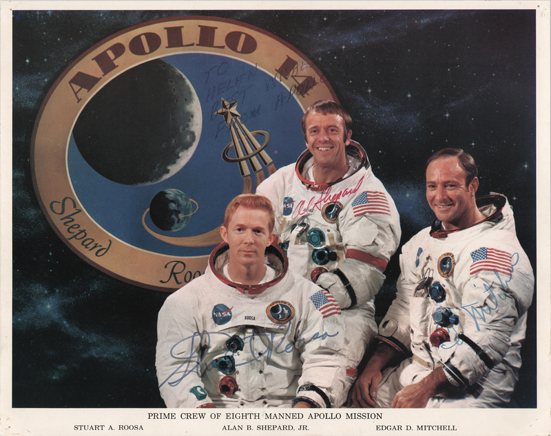Lot 8318 Apollo 14 Signed Photograph